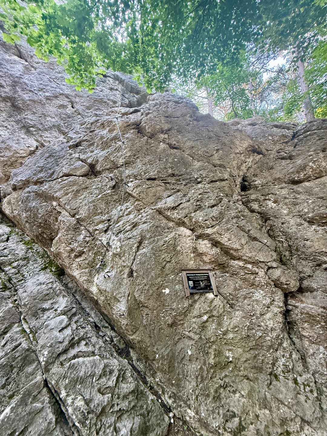 The start of the Mödlinger Via Ferrata